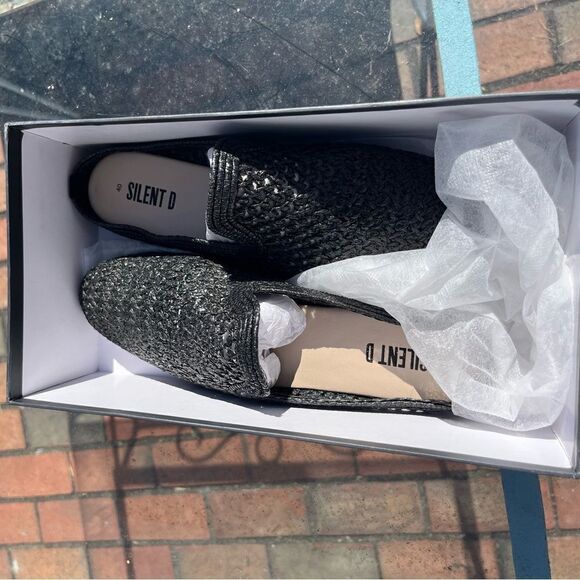 Anthropologie Silent D Raffia Mules NIB - Picture 4 of 7